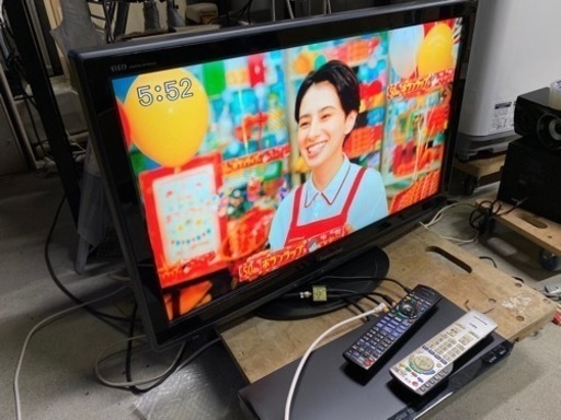 パナソニック32インチテレビ \u0026 ブルーレイHDDレコーダー