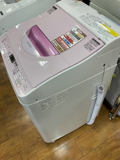 D1*67【ご来店いただける方限定】全自動洗濯乾燥機（SHARP・洗濯容量