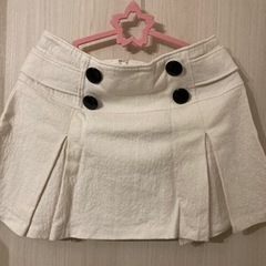 【2枚セット】白スカート