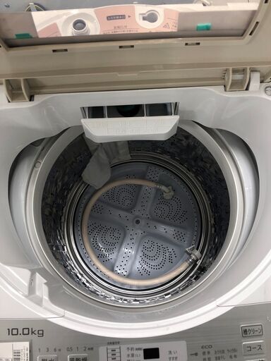 6か月間動作保証付　SHARP　全自動洗濯機　10.0kg　2018年製【トレファク南柏店】