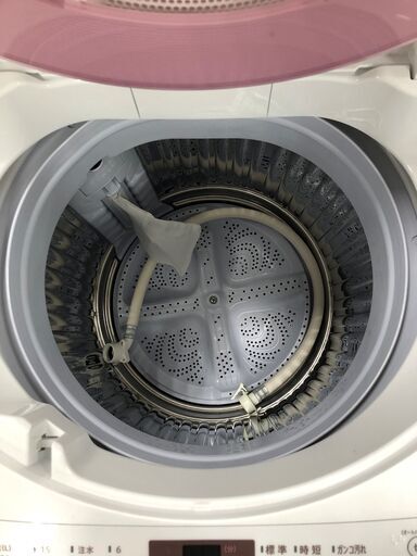 6か月間動作保証付　SHARP　全自動洗濯機　6.0kg　2017年製【トレファク南柏店】