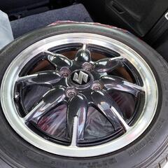 【Sold Out】スズキ HA36S アルトターボRS純正ホイール+LE MANS V 4本セット付き