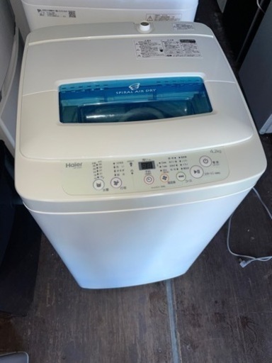 No.1311 ハイアール　4.2kg 洗濯機　2015年製　近隣配送無料