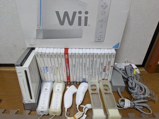 【急募2/24午前中まで】wii箱付き+ソフト24本セット