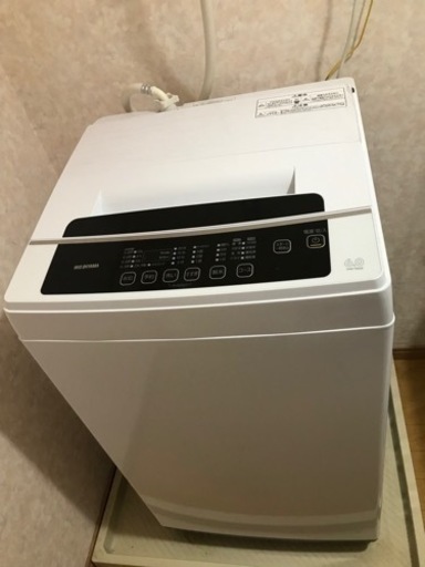 アイリスオーヤマ　洗濯機IAW-T602E 6kg 2月19日