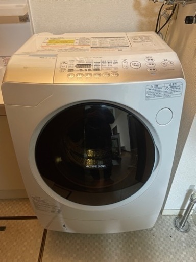 札幌発 東芝 ドラム式洗濯乾燥機 9kg/6kg 2014年 TW-Z96A2L