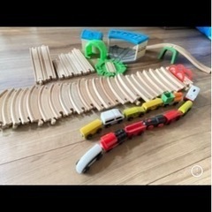 IKEA 木製　電車レールセット