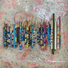 【used】鉛筆30本・ロケット鉛筆２本・ロケット色鉛筆１本
