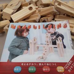 【Mag-Building】ビー玉 転がし木製 立体パズル