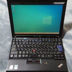 古いノートパソコン (Lenovo ThinkpadX200) ...
