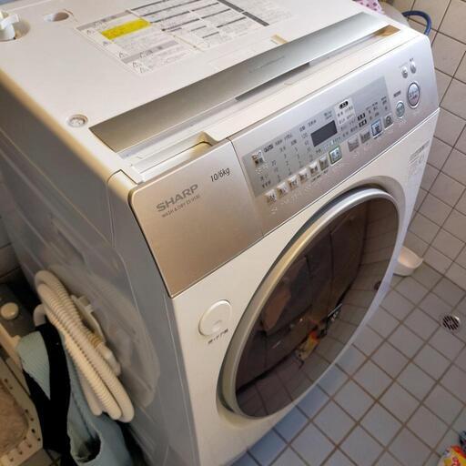 【決定済】SHARP ドラム式洗濯機 ES-V530-NR