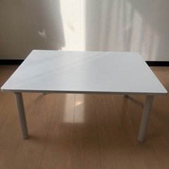 ニトリ　テーブル　白　ローテーブル