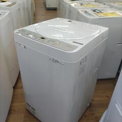 J085 ☆6ヶ月保証☆5.5K洗濯機☆SHARP ES-GE5C-W 2019