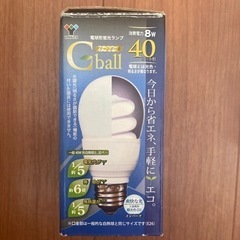 電球形蛍光ランプ　グリーンボール40ワット形　未使用品