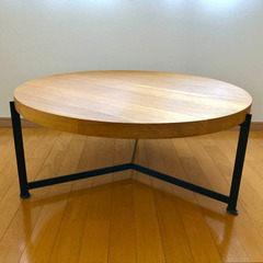 【美品】dk3 ACTUS PLATEAU リビングテーブル ローテーブル 80cm