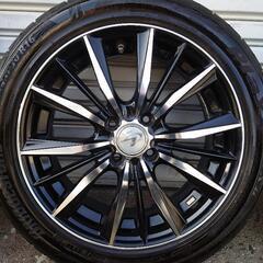 コンパクトカーに！　16インチ 4本　4穴　PCD100 ホイールにガリ傷無し！