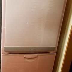 MITUBISHI三菱 3ドア冷蔵庫 MR-YL38C-R　３８４L