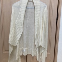 ✿マークの服5枚で100円引き♡カーディガン 白 GALFIT(...