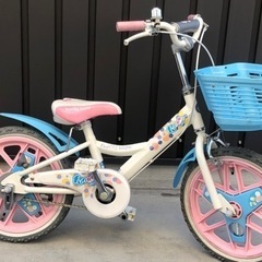 売切◆ブリヂストン☆16インチ　幼児車　ファイニーキッズ　スタン...