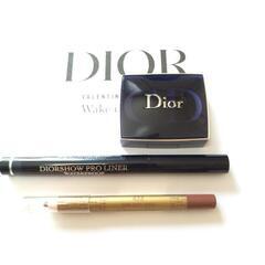 【中古品】Dior ミニアイシャドウ、アイライナー、リップライナー