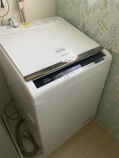 【本日15時までの投稿】乾燥機能付洗濯機 HITACHI 2018年製 BEAT WASH