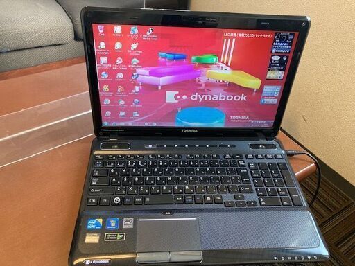 ★TOSHIBA dynabook★東芝ダイナブック★T550/D8A8★WiFi内蔵ノート型PC★アダプタ付★初期化済★お引取り限定★