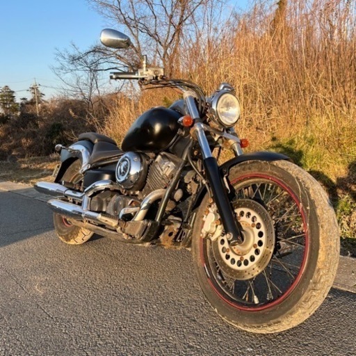 866. ドラッグスター400車検1年半以上！マットブラック塗装済み！消耗品交換済み！YAMAHA dragstar 4TR アメリカン