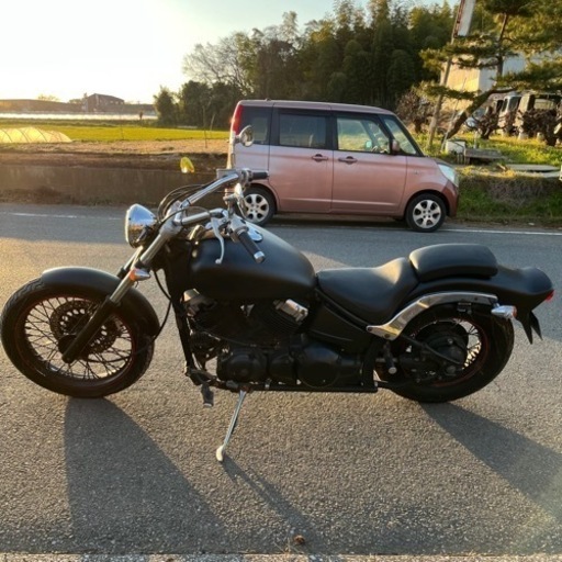 866. ドラッグスター400車検1年半以上！マットブラック塗装済み！消耗