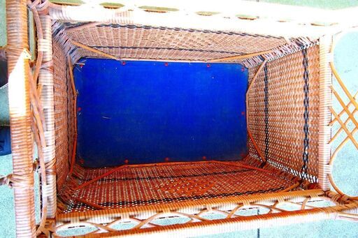 古い藤製の乳母車 昭和レトロ品 三重・奈良・滋賀