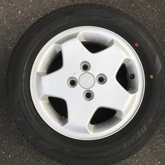 冬タイヤ　165/70R14  アルミ付き　取引成立しました