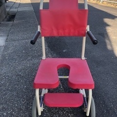 簡易シャワー車椅子 カワムラサイクル社 KSC-2 介護の画像