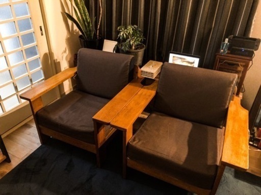 アンティークソファ　家具の老舗コスガ　1脚2万円 2脚セットで3万円