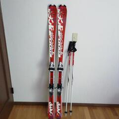 ☆シーズン終了間近☆スキー板とストック(110cm)