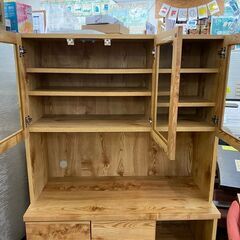 【愛品館 江戸川店】隈木工所 キッチンボード 食器棚 ID:151-007348-007