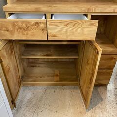 【愛品館 江戸川店】隈木工所 キッチンボード 食器棚 ID:151-007348-007