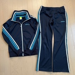 adidasジャージ 上下セット レディースL