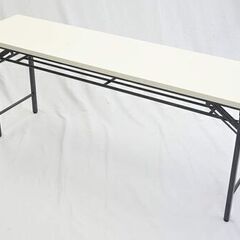 折りたたみテーブル　長机　幅180　ホワイト　243C
