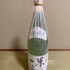 【未使用未開栓】花の露　米の一滴　日本酒（特別純米酒）　1800ml
