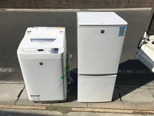 名古屋市郊外配送料無料キャンペーン中【新生活応援】単身向け　冷蔵庫・乾燥機能付き洗濯機洗濯機セット　2017年製
