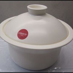 品質保証☆配達有り！ 2200円 未使用 COOKPOT 土鍋カ...