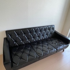 カリモク60 ロビーチェア　3P 3人掛け スタンダードブラック