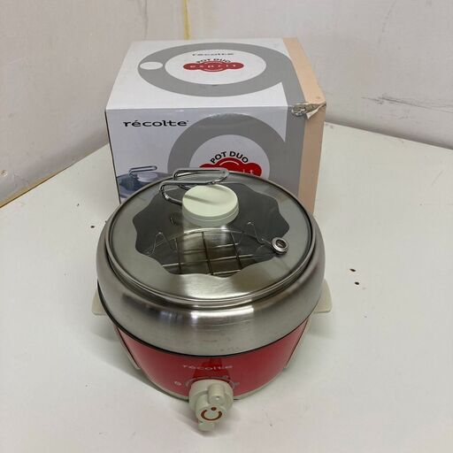 期間限定 特別価格 レコルト Pot Duo Esprit ポットデュオ エスプリ 電気調理鍋 Rpd 2 レッド キッチン家電 品川区のリサイクル店 武蔵小山のキッチン家電 グリル鍋 の中古あげます 譲ります ジモティーで不用品の処分