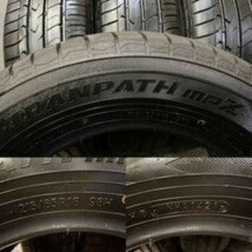 TOYO TRANPATH mpZ 215/65R16 16インチ 夏タイヤ 4本 2021年製 バリ溝 アルファード ヴェルファイア RVR等　(VTG453)クレジットカード QRコード決済可能