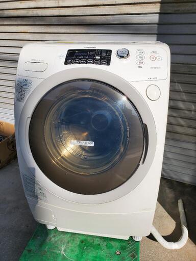 岡山発メンテ済み実働品!東芝ドラム式洗濯乾燥機TW-G510L!