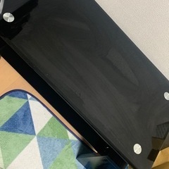 【ネット決済・配送可】(OSJ)ガラステーブル コーヒーテーブル...