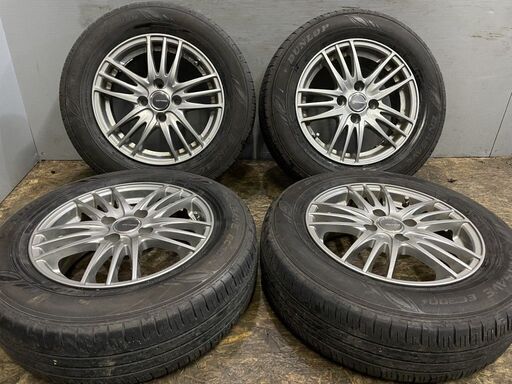 パステルオリーブ DUNLOP ENASAVE EC300+ 175 70R14 ホイールセット