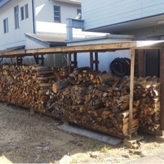薪、薪ストーブ、配達、消毒済み！！薪棚にまで積み下ろしします！
