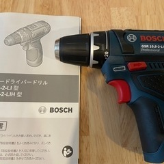 Bosch電動ドリルドライバー本体のみ　取扱説明書付き