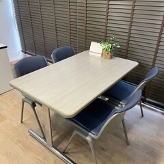 【中古】オフィス　商談用テーブルセット
