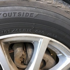 スタッドレスタイヤ　アルミ付き　185/65/15 ヨコハマ　アイスガード　IG50プラス